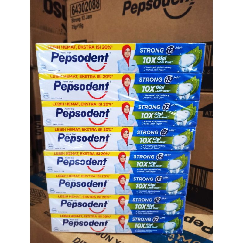 PEPSODEN STRONG 75 GR  ISI 72 - Gambar Produk