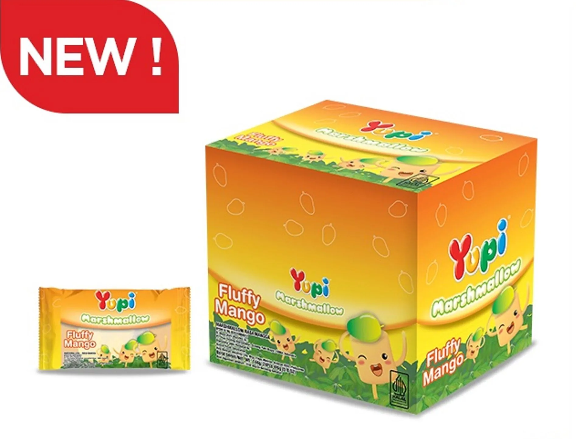 YUPI MARSMELLOW MANGGO - Gambar Produk