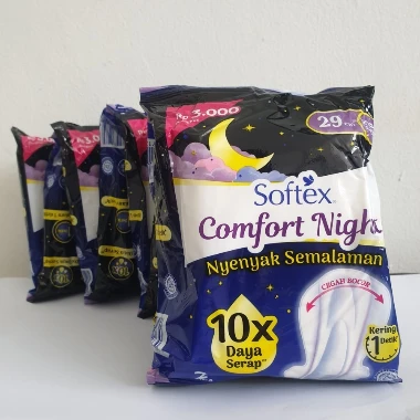 SOFTEX CONFORT NIGHT RENTENG 29Cm - Gambar Produk