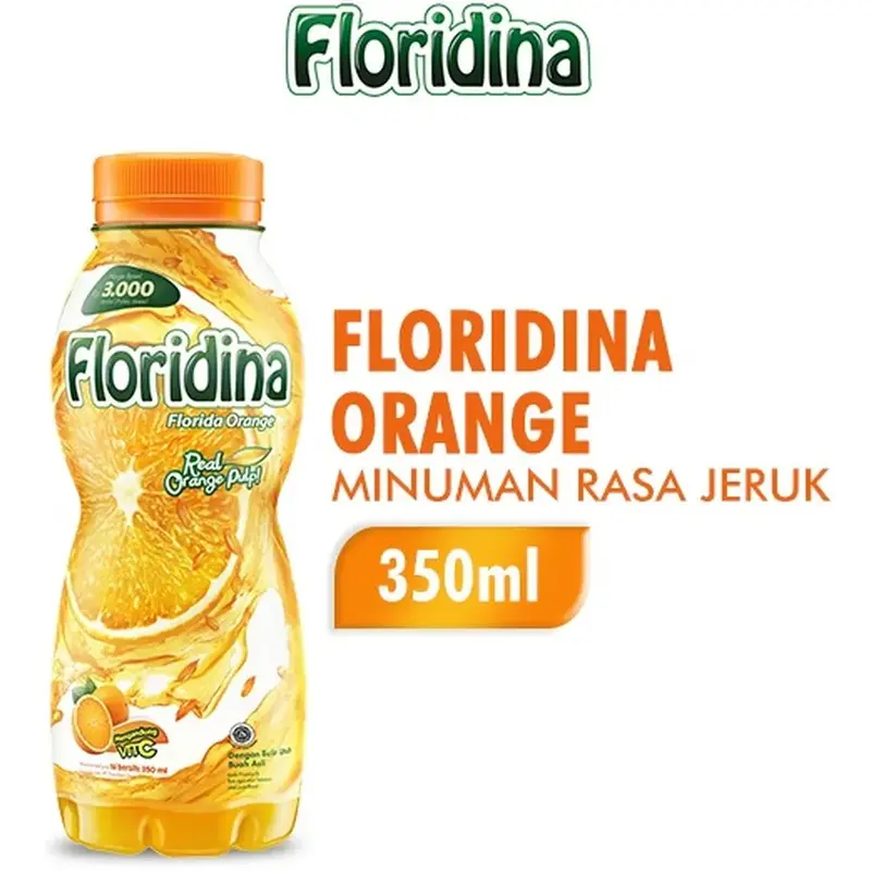 FLORIDINA ORANGE 350 ML - Gambar Produk
