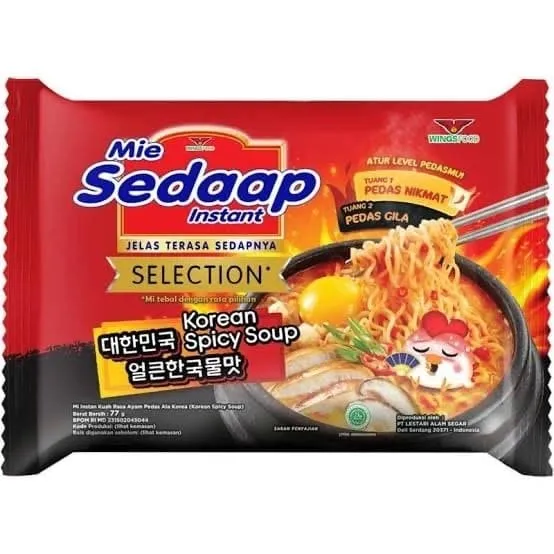MIE SEDAP KOREA SPICY SOUP - Gambar Produk