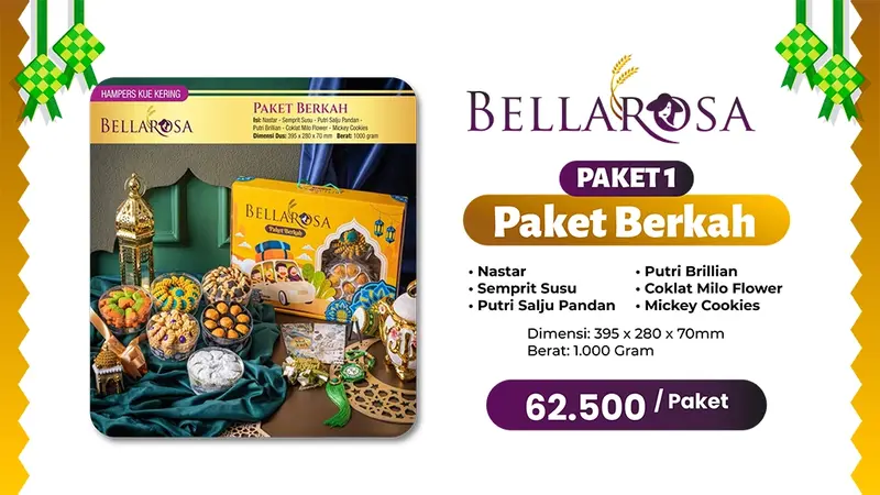 PAKET THR LEBARAN : PAKET BERKAH BELLAROSA - Gambar Produk