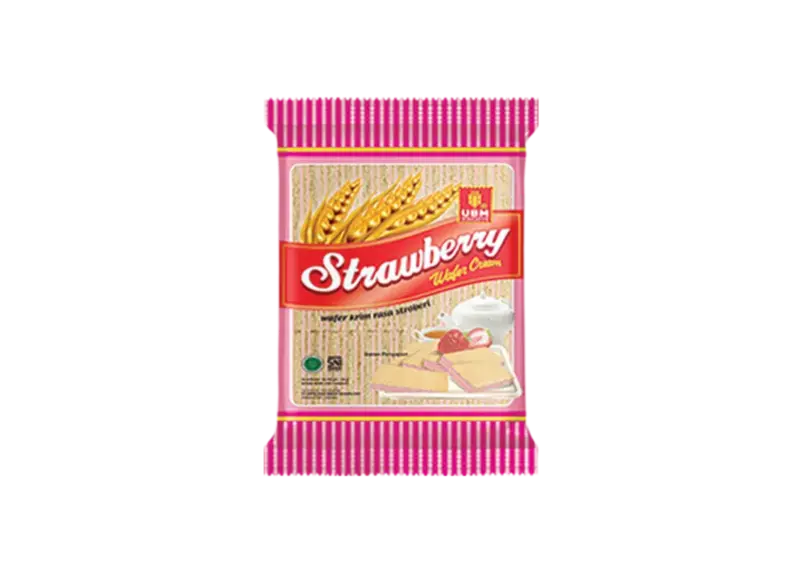 WAFER STROWBERY - Gambar Produk