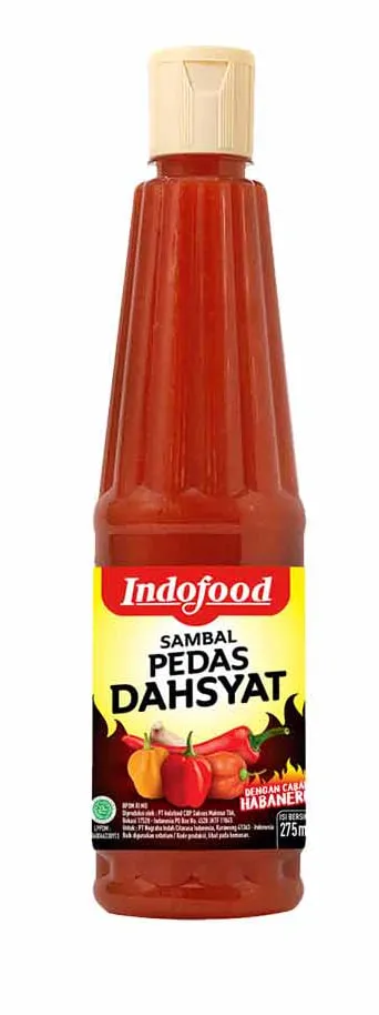 SAOS INDOFOOD BOTOL BESAR PEDAS DAHSYAT - Gambar Produk