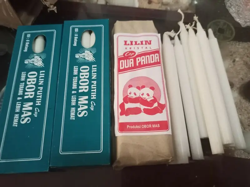 LILIN OBOR MAS - Gambar Produk