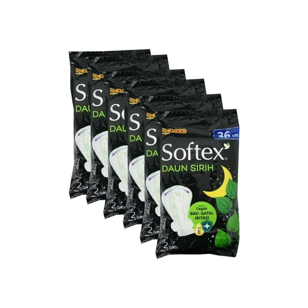 SOFTEX DAUN SIRIH MALAM 36CM - Gambar Produk