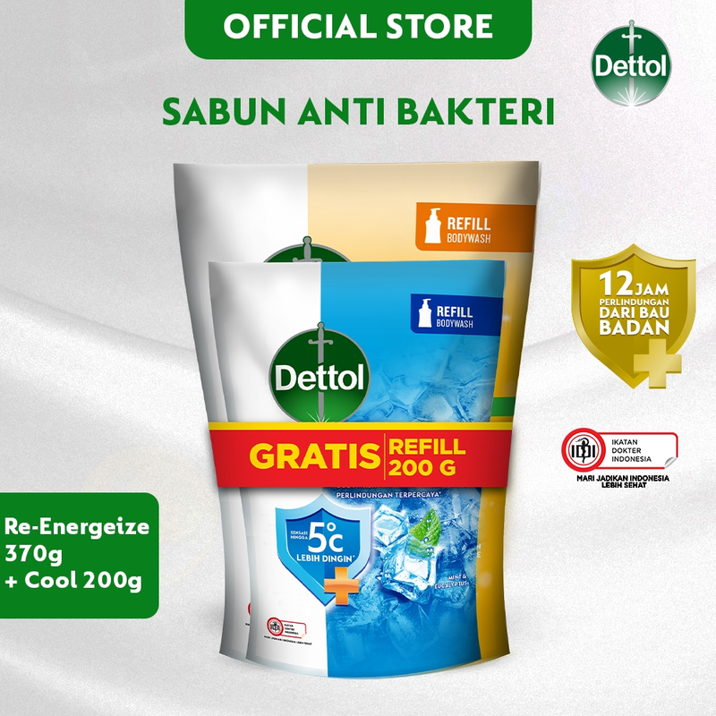 DETTOL 370 GR+200 - Gambar Produk